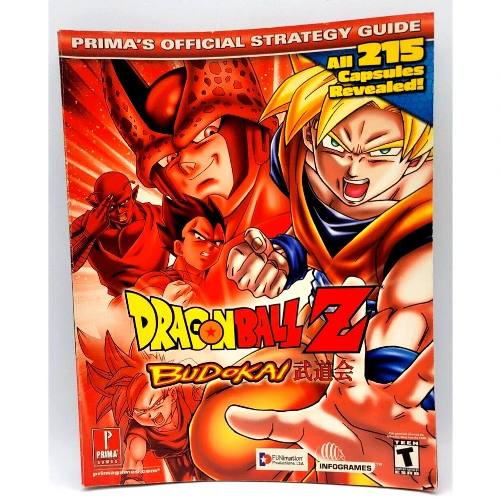 Prima Games Dragon Ball Z Budokai Official Strategy Guide All Capsules‎ Revealed